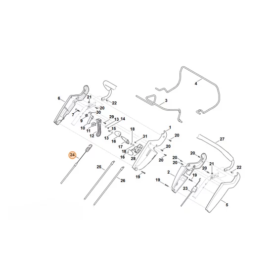 STIHL    Cięgno 6375 700 7530